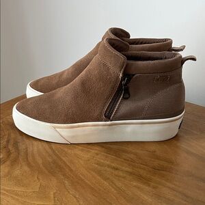Keds Brown Suede High-Top Sneakers